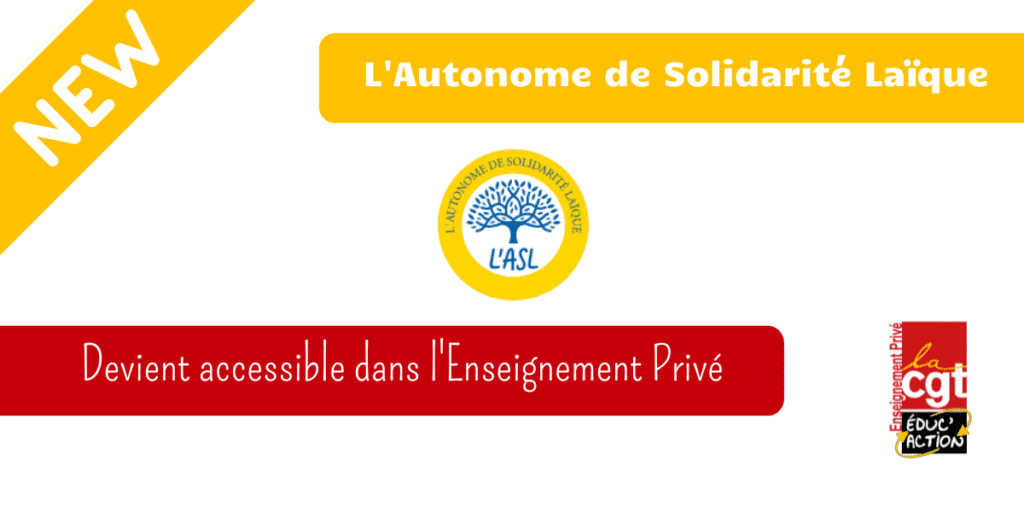 Lautonome de Solidarité Laïque désormais accessible aux profs du privé